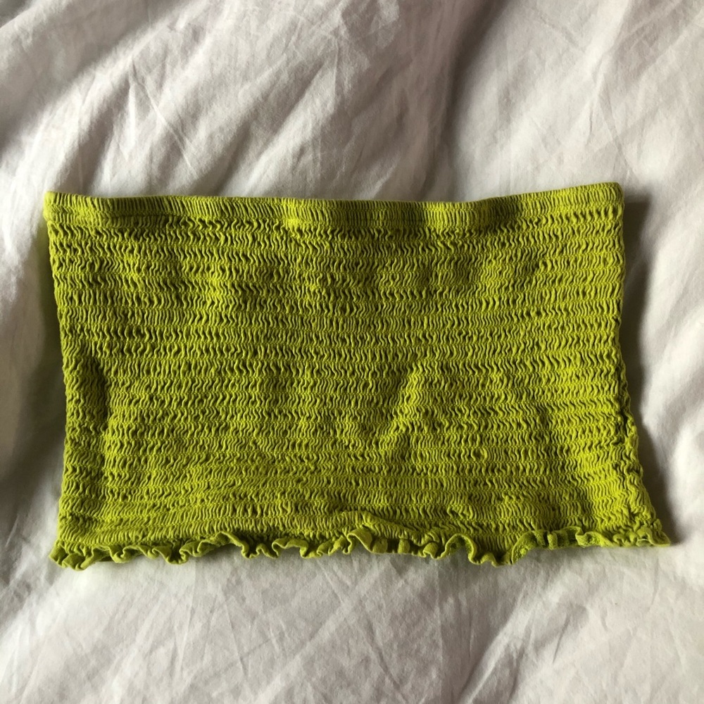 💚Neon Lime Green Tube Top💚
